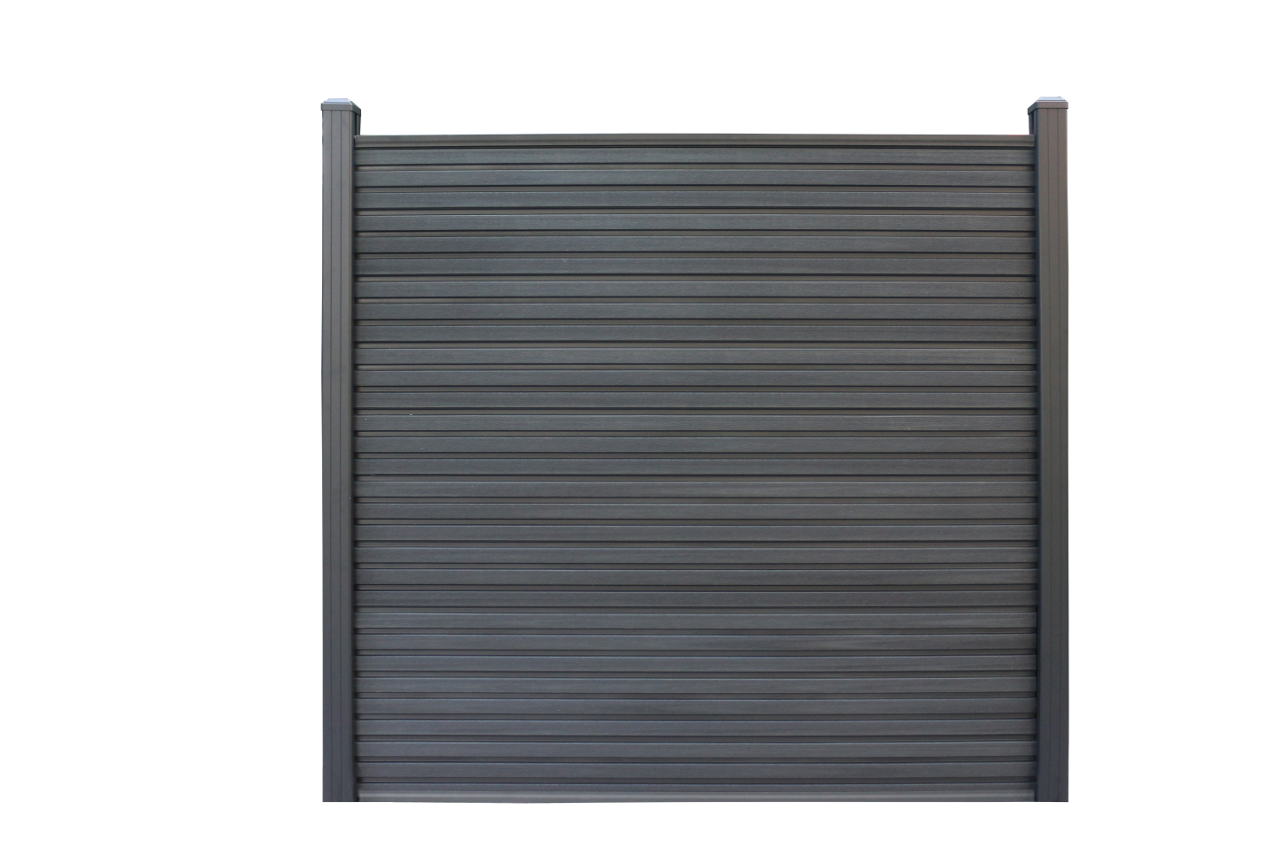 Composiet schutting Rhombus zwart