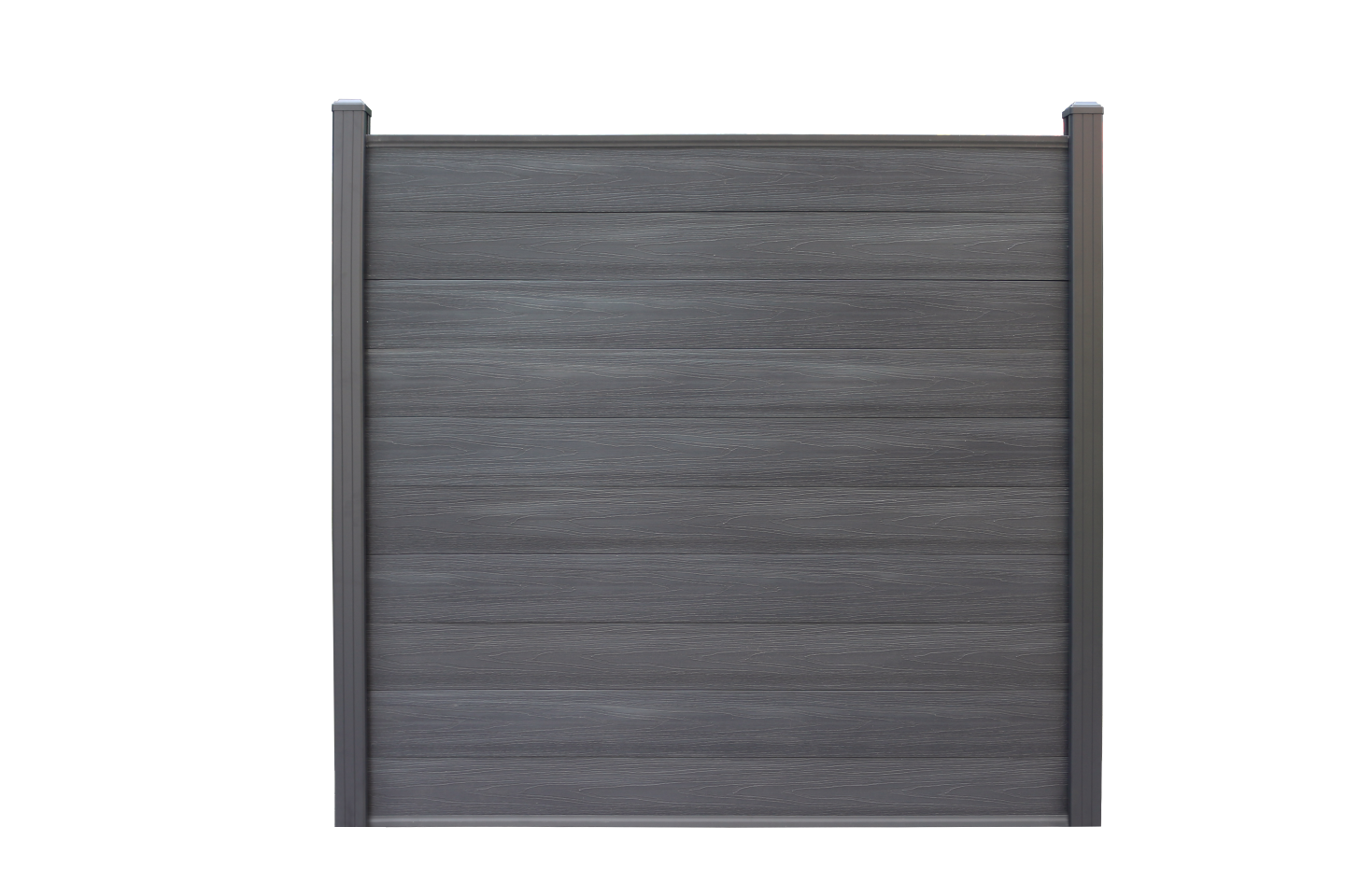 Composiet schutting zwart