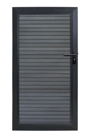 Composiet Tuindeur Rhombus Zwart