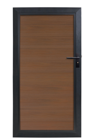 Composiet Tuindeur Walnoot