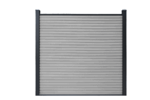 Composiet schutting Rhombus Grijs