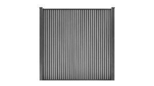 Composiet schutting Rhombus grijs Verticaal
