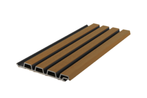 Composiet gevelbekleding Rhombus Teak/zwart