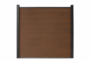 Composiet schutting Walnoot