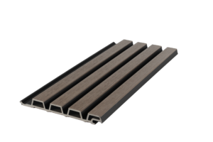 Composiet gevelbekleding Rhombus Walnoot/Zwart