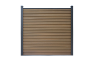 Composiet schutting Rhombus teak