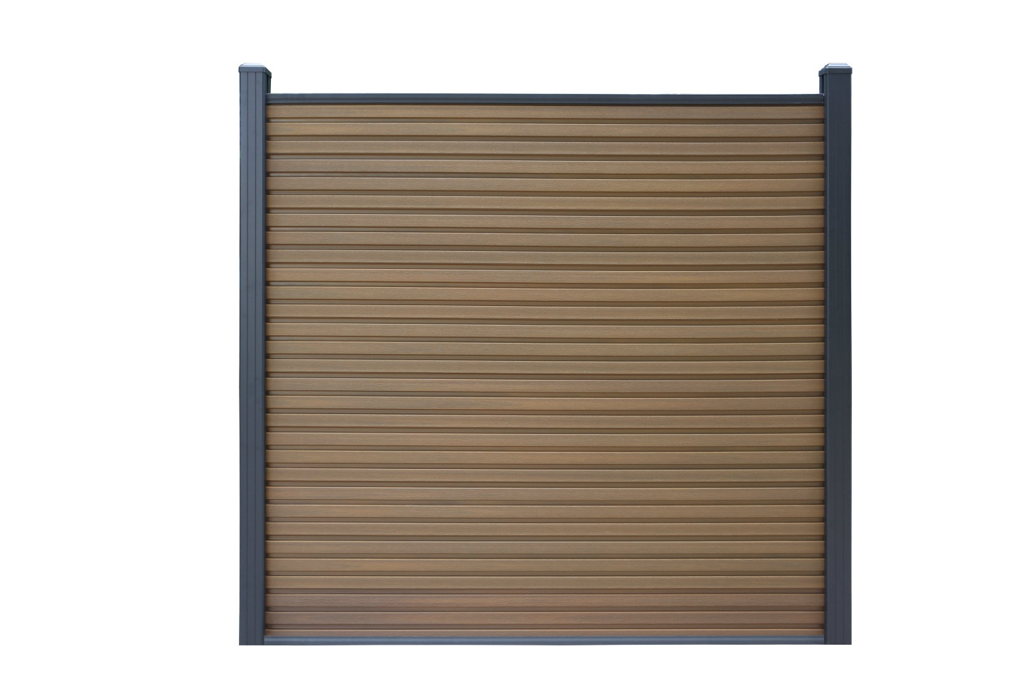 Composiet schutting Rhombus Teak verticaal