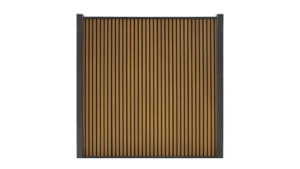 Composiet schutting Rhombus Eiken Verticaal