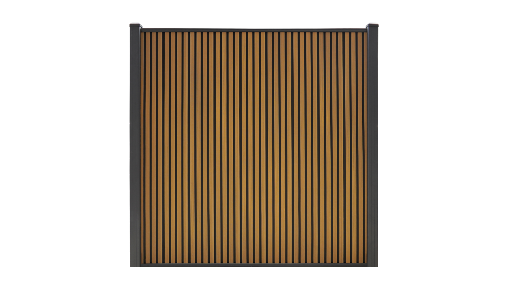 Composiet schutting Rhombus Eiken Verticaal