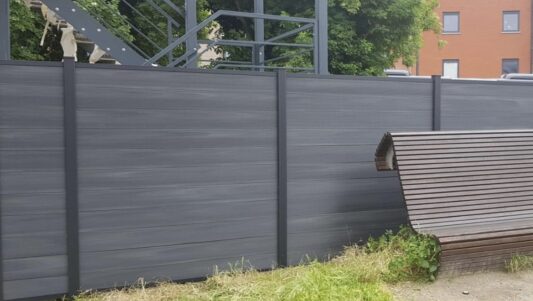 Composiet schutting zwart - Afbeelding 5
